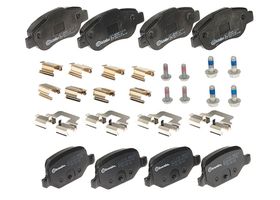 Kit De Balatas Bajos Metales Delanteras y Traseras