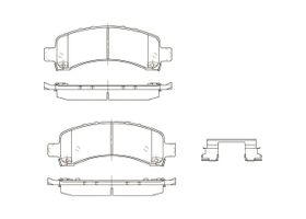 Balatas Cerámicas Traseras