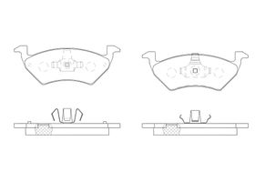 Balatas Cerámicas Delanteras