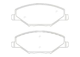 Balatas Cerámicas Delanteras