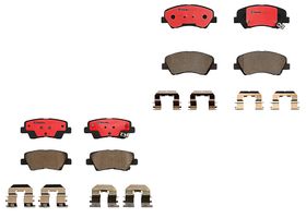 Kit De Balatas Ceramicas Delanteras y Traseras