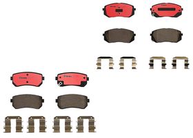 Kit De Balatas Ceramicas Delanteras y Traseras