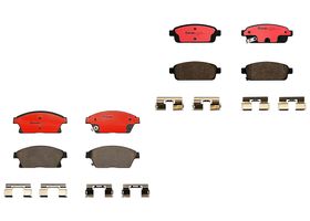 Kit De Balatas Ceramicas Delanteras y Traseras