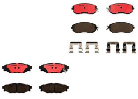 Kit De Balatas Ceramicas Delanteras y Traseras