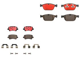 Kit De Balatas Ceramicas Delanteras y Traseras