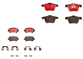 Kit De Balatas Ceramicas Delanteras y Traseras