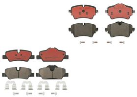 Kit De Balatas Ceramicas Delanteras y Traseras
