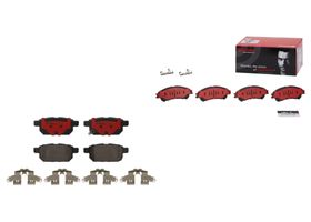 Kit De Balatas Ceramicas Delanteras y Traseras