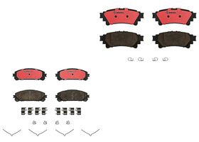 Kit De Balatas Ceramicas Delanteras y Traseras