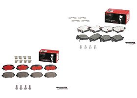 Kit De Balatas Ceramicas Delanteras y Traseras