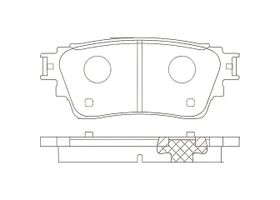 Kit De Balatas Cerámicas Delanteras y Traseras