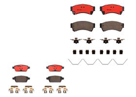 Kit De Balatas Ceramicas Delanteras y Traseras