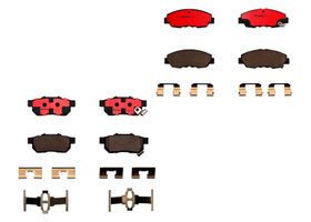 Kit De Balatas Ceramicas Delanteras y Traseras