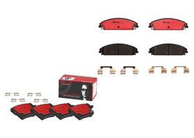 Kit De Balatas Ceramicas Delanteras y Traseras