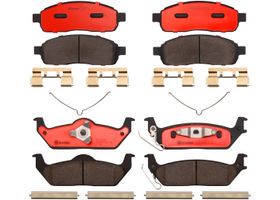 Kit De Balatas Ceramicas Delanteras y Traseras