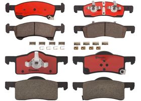 Kit De Balatas Ceramicas Delanteras y Traseras