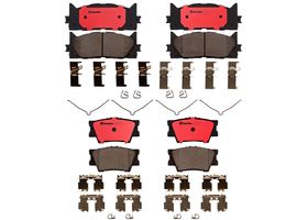 Kit De Balatas Ceramicas Delanteras y Traseras