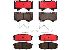 Kit De Balatas Ceramicas Delanteras y Traseras