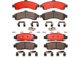 Kit De Balatas Ceramicas Delanteras y Traseras