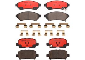 Kit De Balatas Ceramicas Delanteras y Traseras