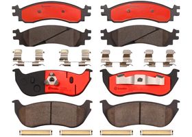 Kit De Balatas Ceramicas Delanteras y Traseras