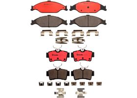 Kit De Balatas Ceramicas Delanteras y Traseras