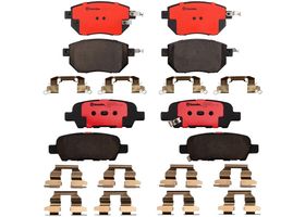 Kit De Balatas Ceramicas Delanteras y Traseras