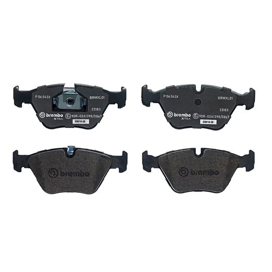 brembo-balatas-sport-xtra-delanteras-bmw-serie-3-2001-2006-330ci-0