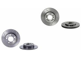 Kit De 4 Discos Ranurados