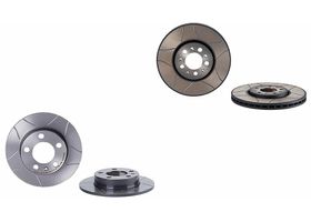 Kit De 4 Discos Ranurados