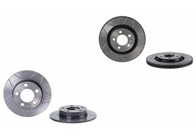 Kit De 4 Discos Ranurados