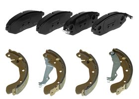 Kit De Balatas Bajos Metales Y Zapatas