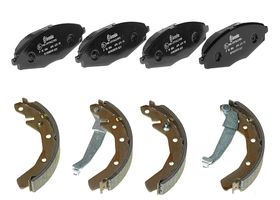 Kit De Balatas Bajos Metales Y Zapatas