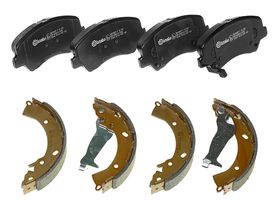 Kit De Balatas Bajos Metales Y Zapatas