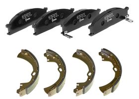 Kit De Balatas Bajos Metales Y Zapatas