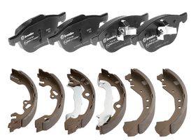 Kit De Balatas Bajos Metales Y Zapatas