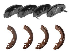 Kit De Balatas Bajos Metales Y Zapatas