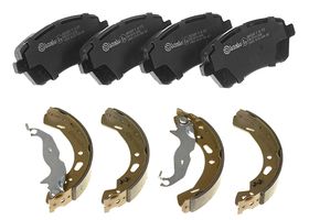 Kit De Balatas Bajos Metales Y Zapatas