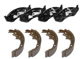 Kit De Balatas Bajos Metales Y Zapatas