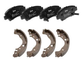 Kit De Balatas Bajos Metales Y Zapatas