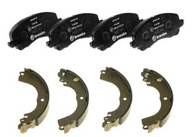 Kit De Balatas Bajos Metales Y Zapatas