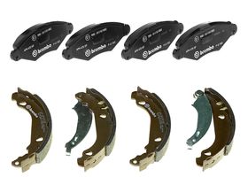 Kit De Balatas Bajos Metales Y Zapatas