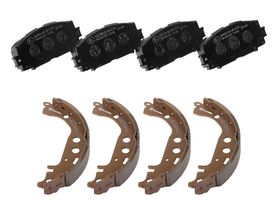 Kit De Balatas Bajos Metales Y Zapatas