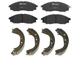 Kit De Balatas Cerámicas Y Zapatas