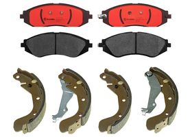 Kit De Balatas Cerámicas Y Zapatas