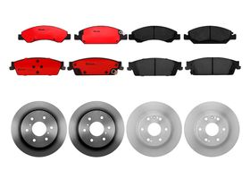 Kit De Balatas Cerámicas Y 4 Discos Ventilados Delanteros Y Traseros