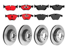 Kit De Balatas Cerámicas Y 4 Discos Ventilados Delanteros Y Traseros