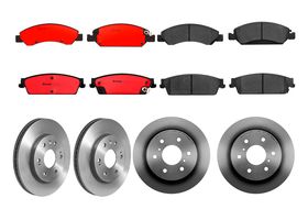 Kit De Balatas Cerámicas Y 4 Discos Ventilados Delanteros Y Traseros