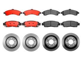 Kit De Balatas Cerámicas Y 4 Discos Ventilados Delanteros Y Traseros