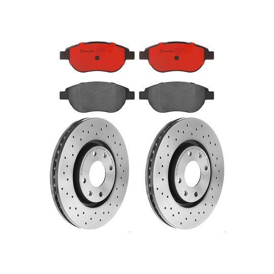 brembo-kit-de-balatas-ceramicas-y-2-discos-hiperventilados-delanteros-peugeot-307-2003-2010-307-0